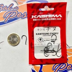 ANZUELO CARBONO KASHIMA KANTSUKI CHINU CON ANILLA OP-64 NUM. 4