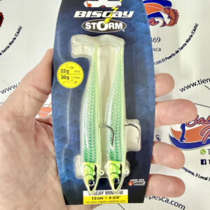 MUESTRA VINILO STORM BISCAY MINNOW 12CM. 30GR. COLOR GLS