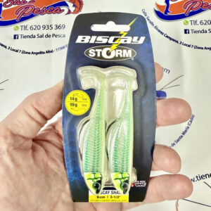MUESTRA VINILO STORM BISCAY SHAD 9CM. 19GR. COLOR GLS