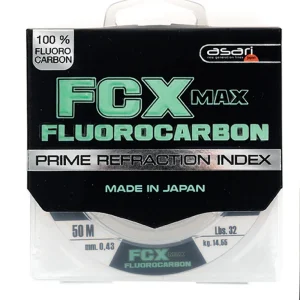 HILO FLUOROCARBONO 100% ASARI FCX MAX JAPAN 100MT. 0,30MM.