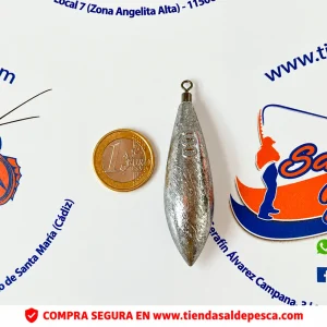 PLOMO DE EMBARCACION LAGRIMA C/ ROLLING 100GR.