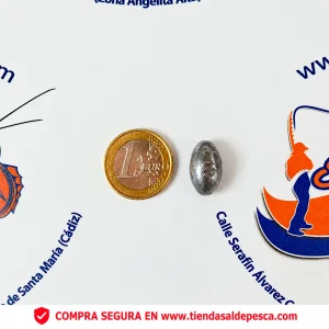 PLOMO OLIVA PARA LA PESCA PASANTE 10GR.