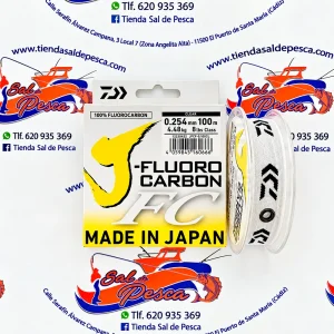 HILO J-FLUOROCARBONO 100% DAIWA 0,254MM. 100MT.
