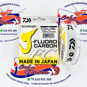 HILO J-FLUOROCARBONO 100% DAIWA 0,326MM. 100MT.