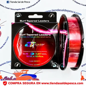 PUENTES DE LINEA CINNETIC 0,18-0,57MM. 10X15MT. COLOR ROJO