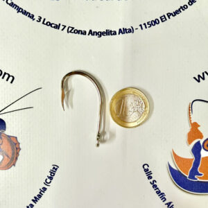 ANZUELO MUSTAD O Shaughnessy Live Bait NICKEL MOD. 94151NI NUM. 8/0