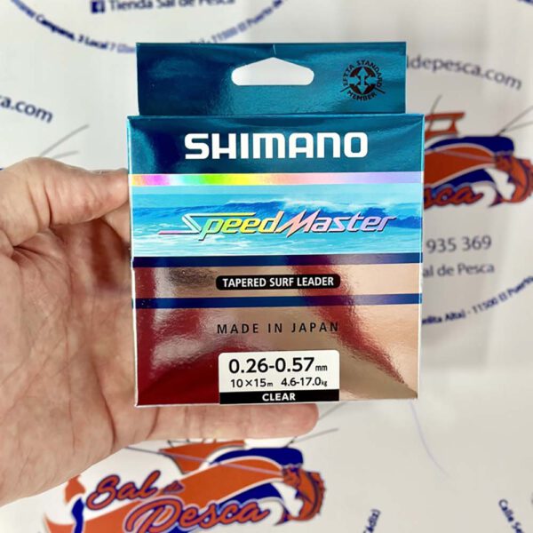 PUENTES DE LINEA SHIMANO SPEEDMASTER 0,26-0,57MM. 10X15MT.