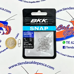 GRAPA INOX BBK DUOLOCK SNAP-51 NUM. 1 68LBS.