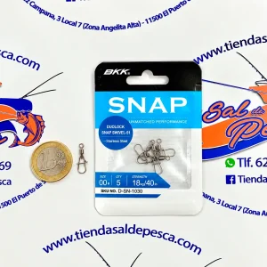 GRAPA INOX BBK DUOLOCK SNAP SWIVEL-51 NUM. 00 40LBS.