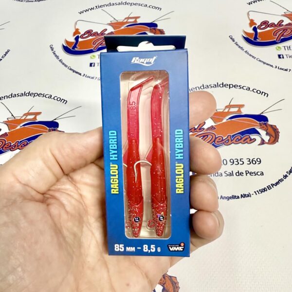 MUESTRA VINILO DE SPINNING RAGLOU HYBRID 8.5CM. 8.40GR. COLOR CR