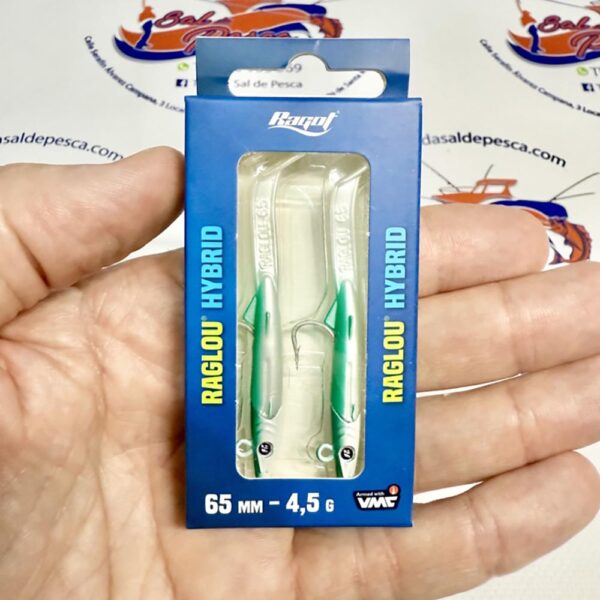 MUESTRA VINILO DE SPINNING RAGLOU HYBRID 6.5CM. 4.50GR. COLOR PG