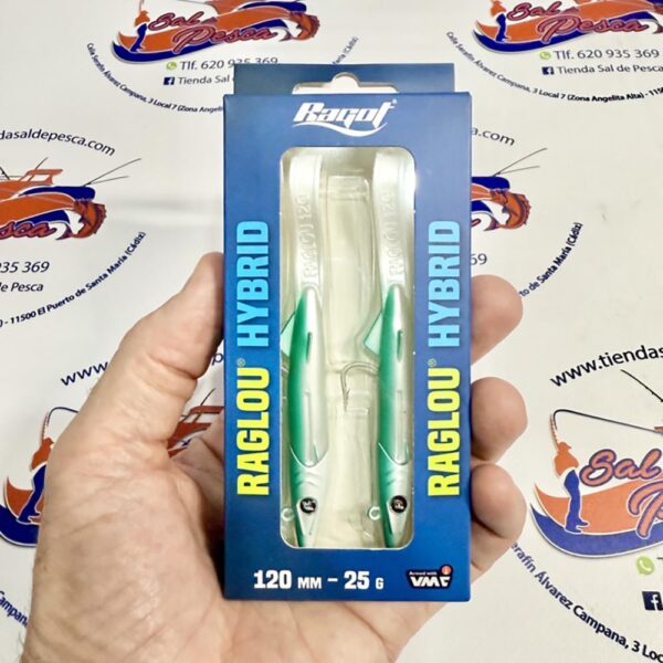 MUESTRA VINILO DE SPINNING RAGLOU HYBRID 12CM. 25GR. COLOR PG