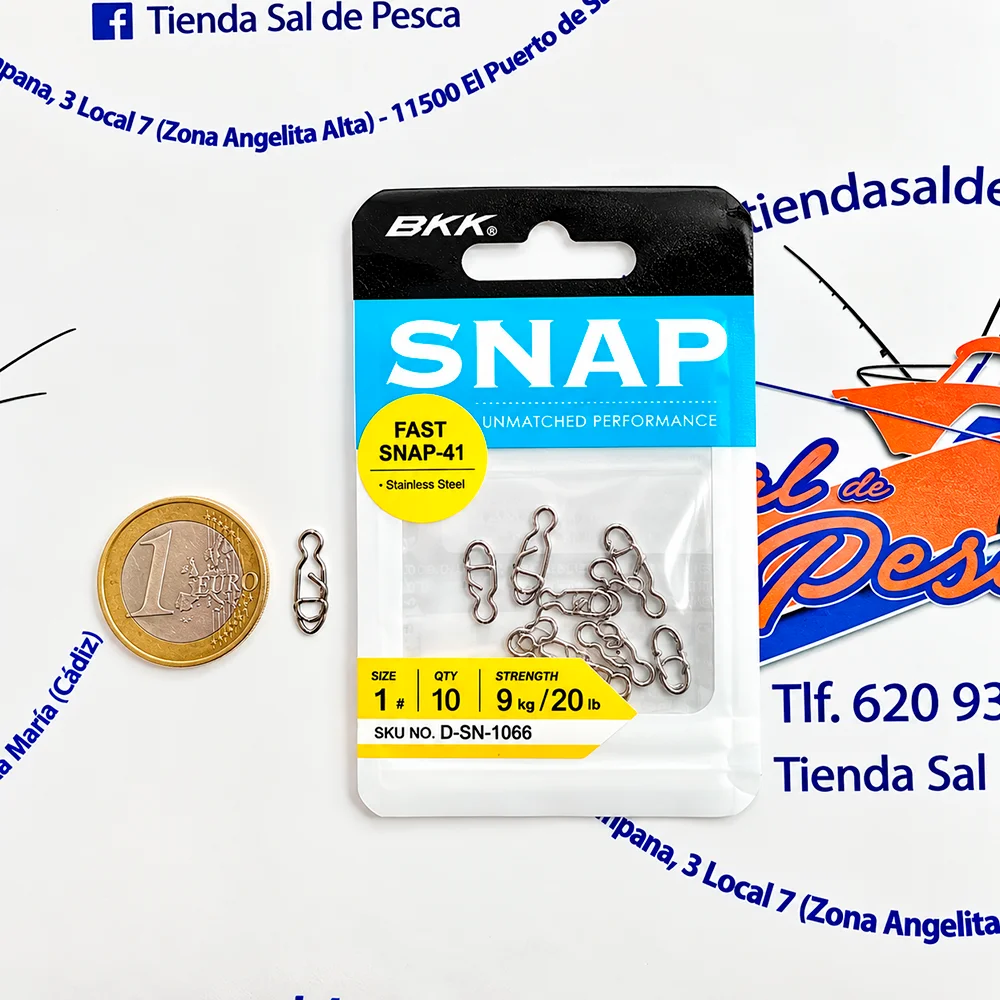 GRAPA-IMPERDIBLE INOX. BKK FAST SNAP-41 NUM. 1 - Imagen 2