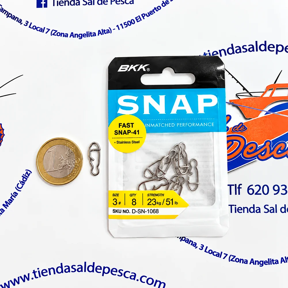 GRAPA-IMPERDIBLE INOX. BKK FAST SNAP-41 NUM. 3 - Imagen 2