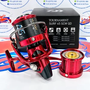 CARRETE DE SURFCASTING DAIWA TOURNAMENT SURF BASIA 45 SCW QD 2021