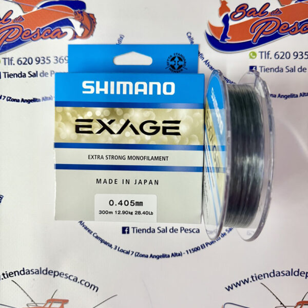 HILO MONOFILAMENTO SHIMANO EXAGE 300MT. 0,405MM.