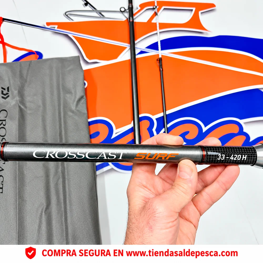 CAÑA DE SURFCASTING DAIWA CROSSCAST SURF 4,20MT. HIBRIDA - Imagen 8
