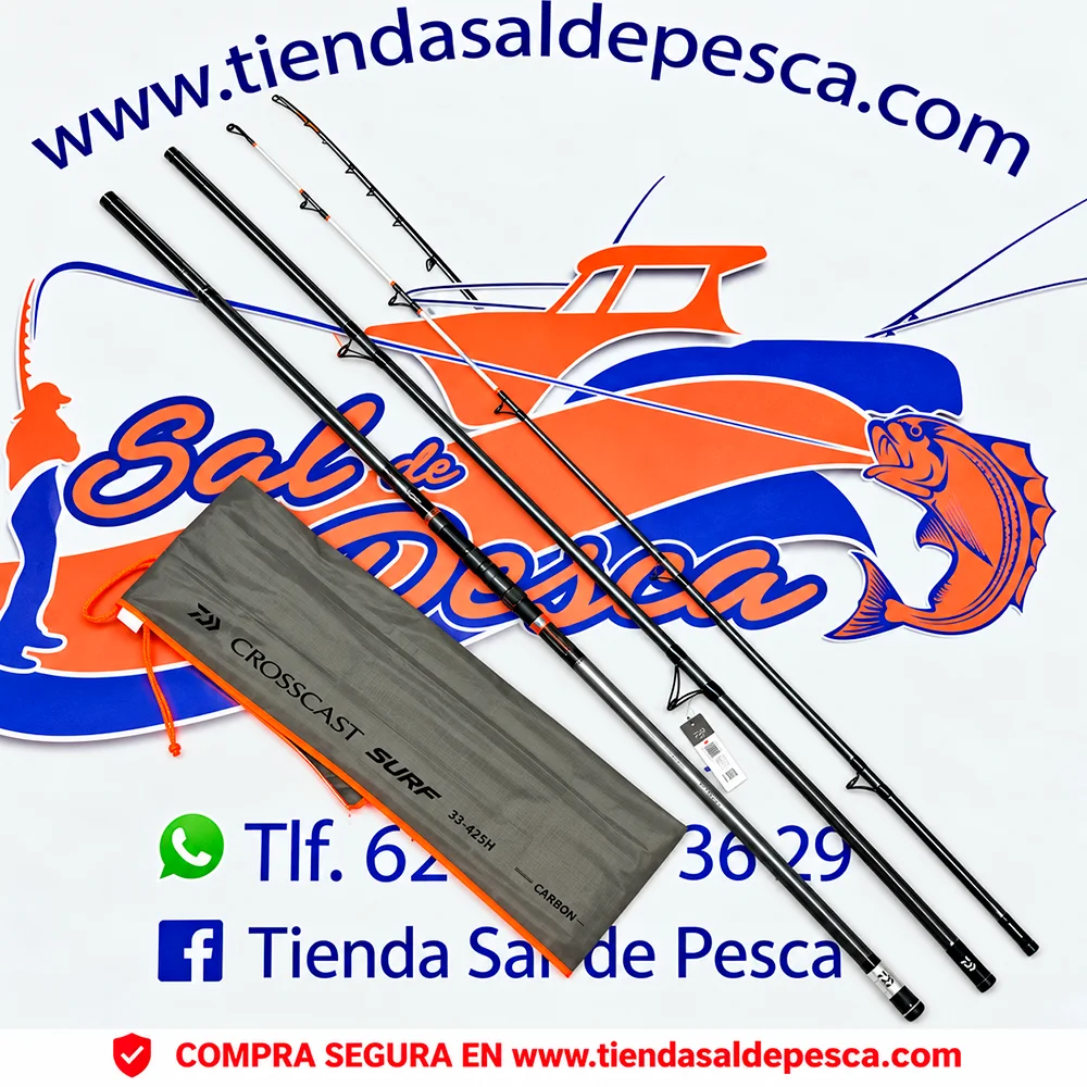 CAÑA DE SURFCASTING DAIWA CROSSCAST SURF 4,20MT. HIBRIDA