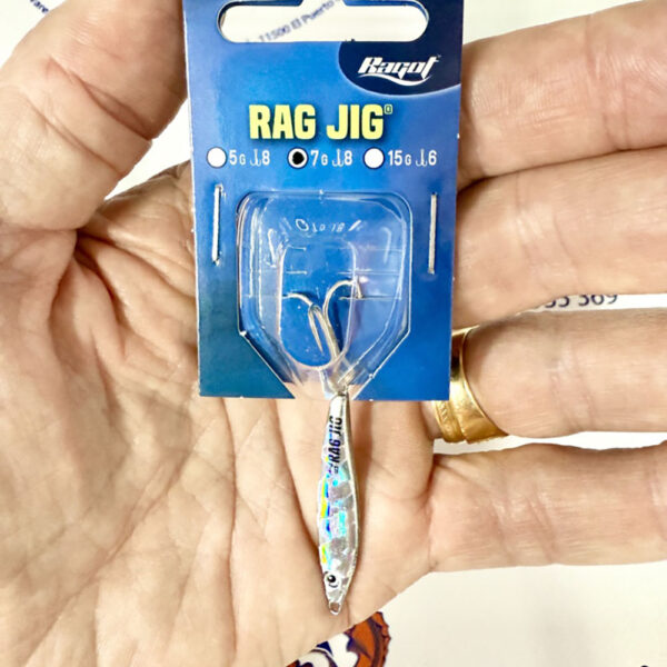 MUESTRA JIGS PLOMO RAGOT RAG JIG 7GR. COLOR SILVER