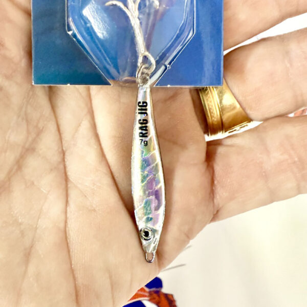 MUESTRA JIGS PLOMO RAGOT RAG JIG 7GR. COLOR SILVER - Imagen 2