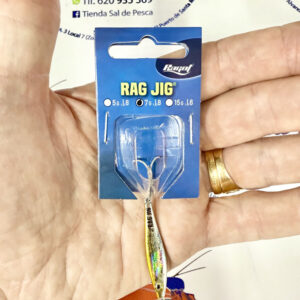 MUESTRA JIGS PLOMO RAGOT RAG JIG 7GR. COLOR AYU