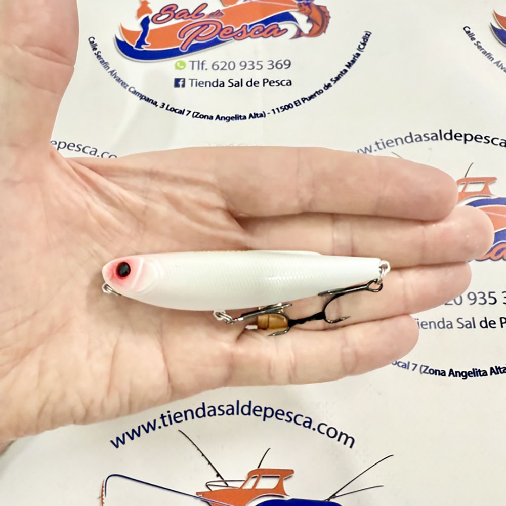 MUESTRA DE SPINNING AKAMI ZANDER 9.5CM. 15.20GR. COL. WHITE - Imagen 2