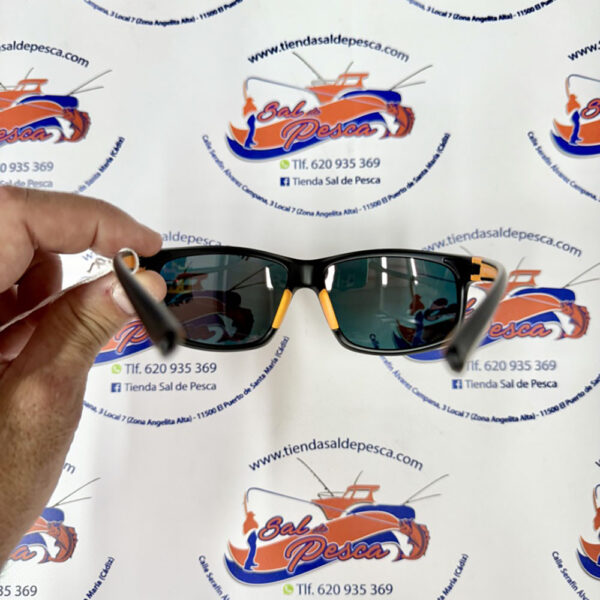GAFAS POLARIZADAS HART XHGE NEGRA LENTE ESPEJO NARANJA - Imagen 3