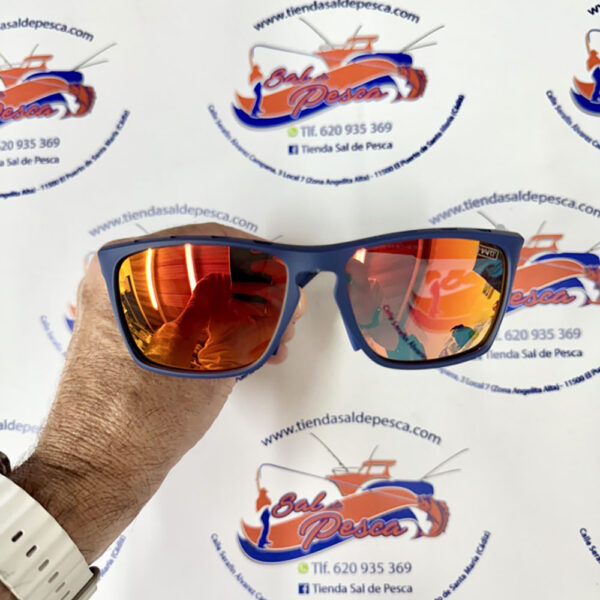 GAFAS POLARIZADAS HART XHGE AZUL LENTE ESPEJO ROJA