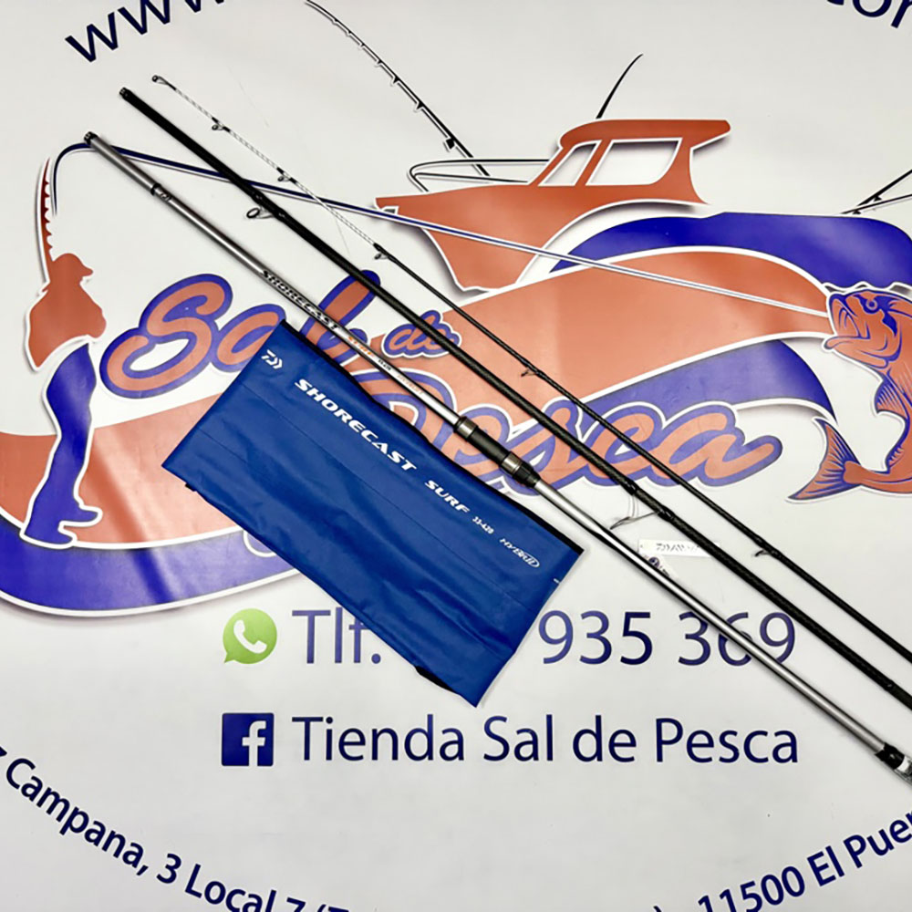 CAÑA DE SURFCASTING DAIWA SHORECAST X S 33 4,23MT. HIBRIDA
