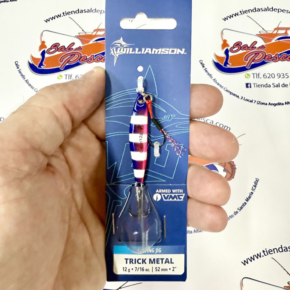 MUESTRA ROCK FISHING WILLIAMSON TRICK METAL 12GR. COLOR HOT PINK