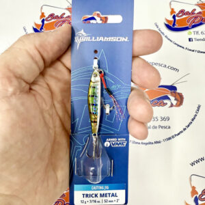 MUESTRA ROCK FISHING WILLIAMSON TRICK METAL 12GR. COLOR PINFISH UV