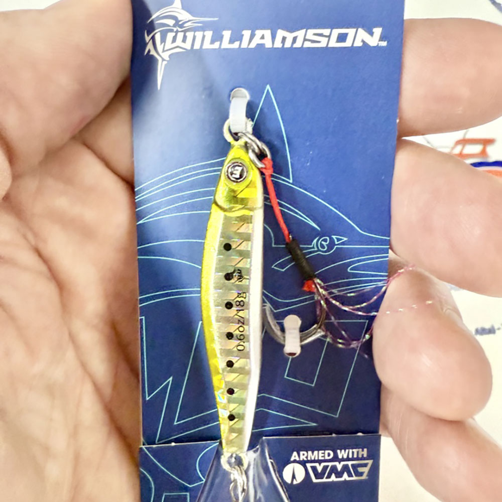 MUESTRA ROCK FISHING WILLIAMSON TRICK METAL 18GR. COLOR GREEN SARDINE - Imagen 2