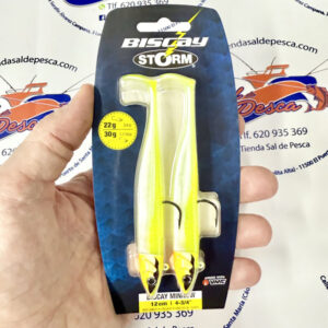 MUESTRA VINILO STORM BISCAY MINNOW 12CM. 30GR. COLOR CHCH