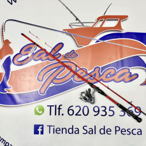 COMBO DE EGGING DAIWA SET SQUID X5 2,10MT.