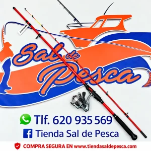 COMBO DE EGGING EMBARCACION DAIWA SET SQUID 2,10MT.