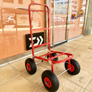 CARRO DE SURFCASTING 4X4 CON BANDEJA LATOURE COLOR ROJO