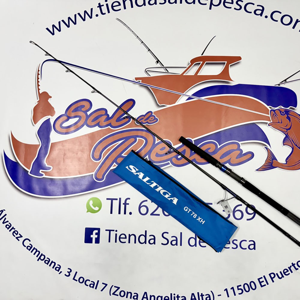 CAÑA DE POPPING DAIWA SALTIGA GIANT TRAVEL 78 2,34MT. 100-300GR.