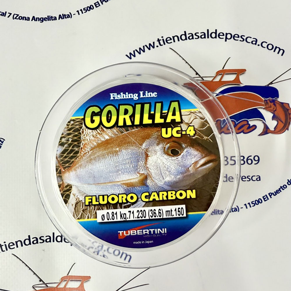 HILO FLUOROCARBONO COATED TUBERTINI GORILLA UC-4 0,81mm. 150mt.