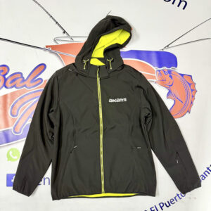 CHAQUETA AKAMI SIBERIA PARA LA PESCA NEGRA TALLA XXL