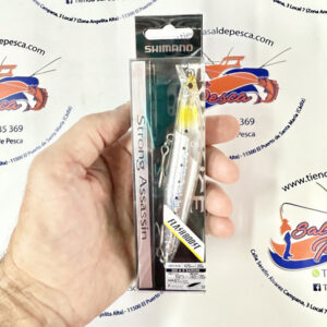 MUESTRA DE SPINNING SHIMANO EXSENCE STRONG ASS 12,5CM. SARDINA PLATA