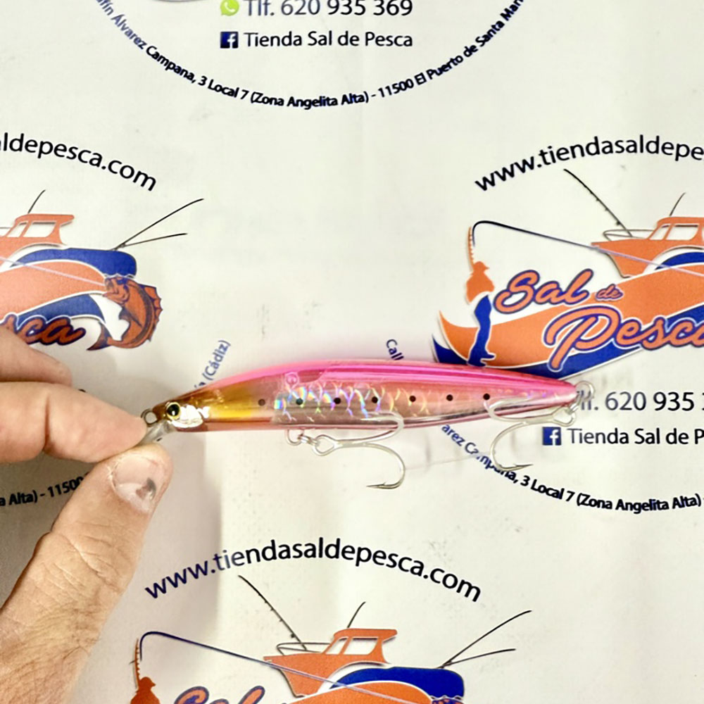 MUESTRA DE SPINNING SHIMANO EXSENCE STRONG ASS 12,5CM. SARDINA PINK - Imagen 3
