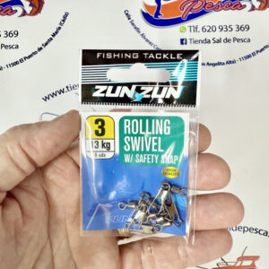 EMERILLON MOSQUETON ZUNZUN ROLLING SWIVEL NUM. 3