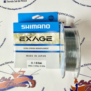 HILO MONOFILAMENTO SHIMANO EXAGE 300MT. 0,185MM.
