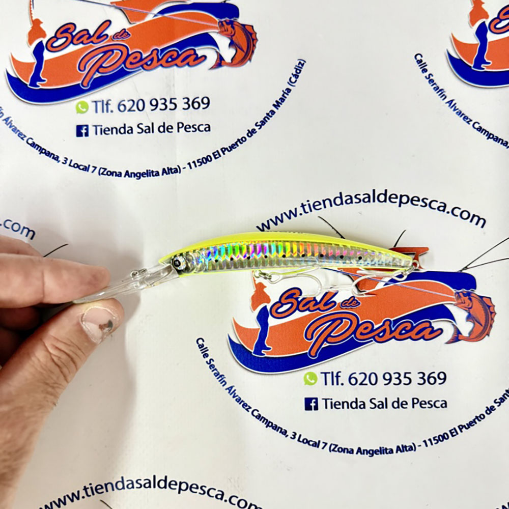 MUESTRA CURRICAN AKAMI DOURO 110CM. 14GR. COLOR CHARTREUSE - Imagen 2