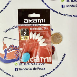 BLISTER PERLAS FLOAT OVAL AKAMI NUM. 2 COLOR W