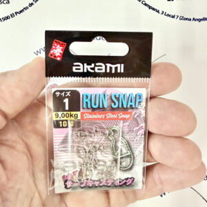 BLISTER 10 CONECTORES AKAMI RUN SNAP NUM. 1