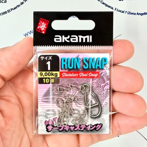 BLISTER 10 CONECTORES AKAMI RUN SNAP NUM. 1
