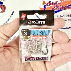 BLISTER 10 CONECTORES AKAMI RUN SNAP NUM. 3