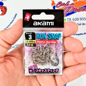 BLISTER 10 CONECTORES AKAMI RUN SNAP NUM. 3