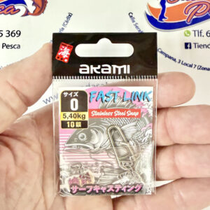 BLISTER 10 CONECTORES AKAMI FAST LINK NUM. 0